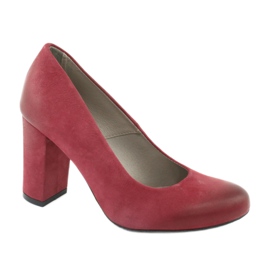 Klasične ženske cipele Edeo 2119 bordo višebojan