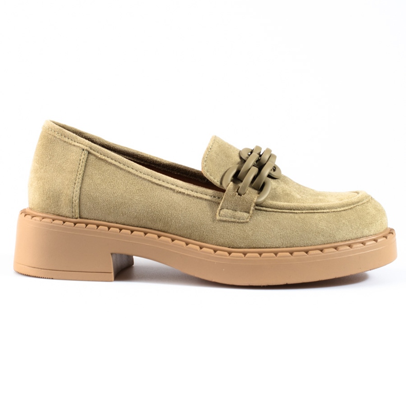 W. Potocki Ženske natikače Potocki maslinasto antilop zelena