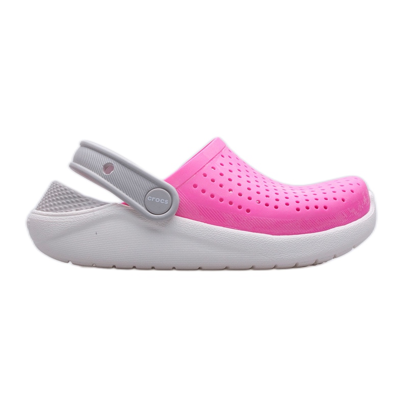 Klompe CROCS Literide Clog Kids 205964-6QR ružičasta