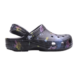 Dječje klompe CROCS Classic Clog Kids 206818-001 crna višebojan
