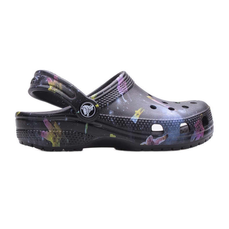 Dječje klompe CROCS Classic Clog Kids 206818-001 crno raznobojna