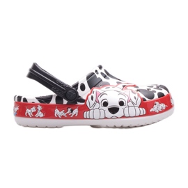 Dječje klompe CROCS 101 Dalmatians Kids Clog 207483-100 bijela crna