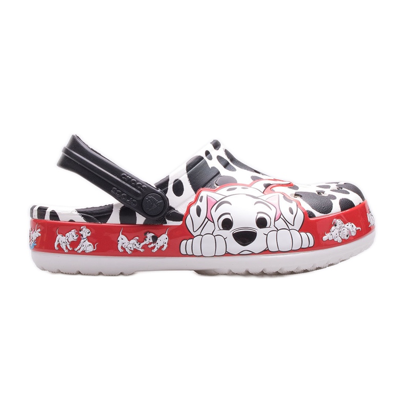Dječje klompe CROCS 101 Dalmatians Kids Clog 207483-100 bijela crno