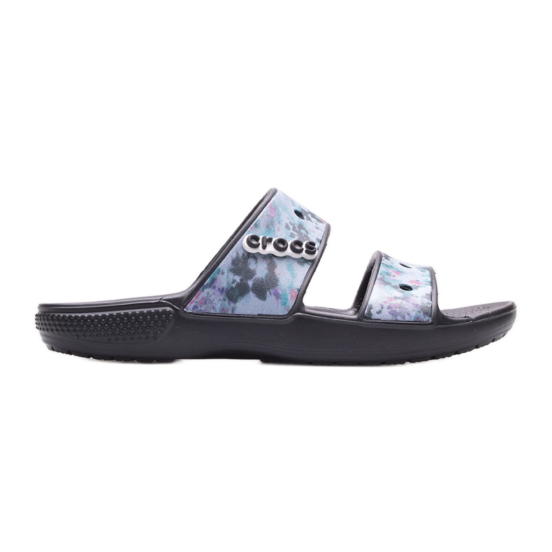 Ženske papuče CROCS Classic Tie Dye Graphic 207283-988 crno raznobojna