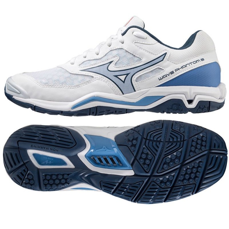 Rukometne tenisice Mizuno Wave Phantom 3 M X1GA226022 bijela bijela