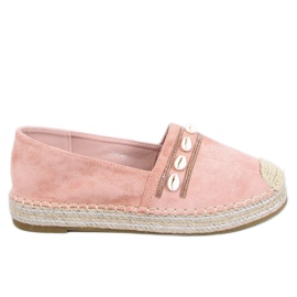 BM Ocean Pink školjkaste espadrile ružičasta