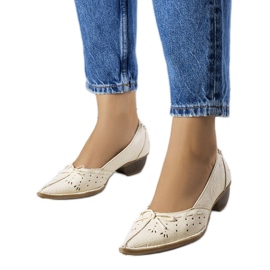 BM Bež ažur balerinke iz Glazka