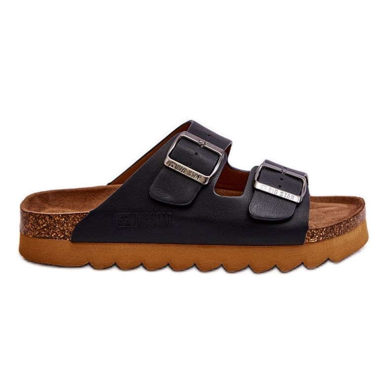 Klasične ženske papuče Big Star LL274477 crne crno