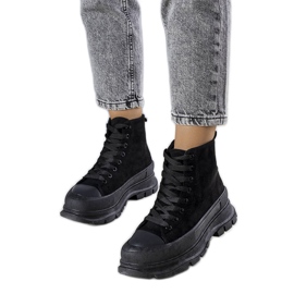 BM Crne platform tenisice iz Gertrude crna