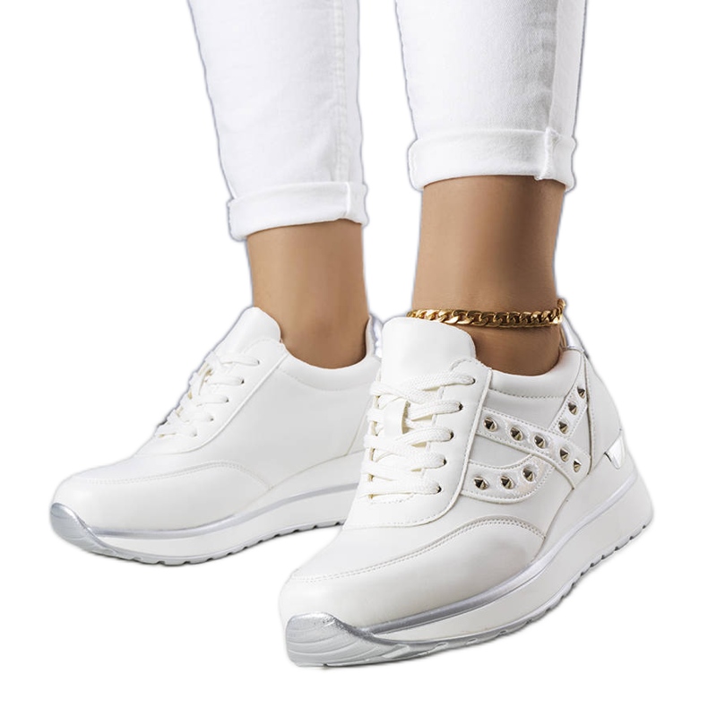 PA1 Bijele tenisice s debelim potplatom marke Mely bijela