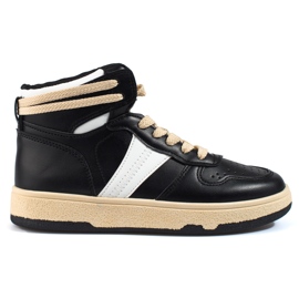 Ženske Shelovet visoke crne tenisice crna