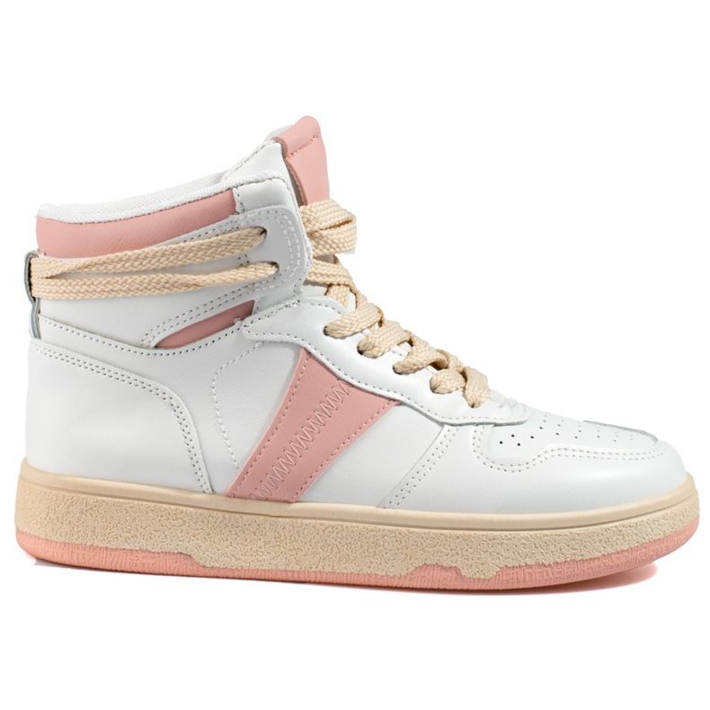 Ženske Shelovet visoke bijele tenisice bijela