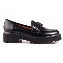 Ženske cipele Vinceza od crne eko kože crna