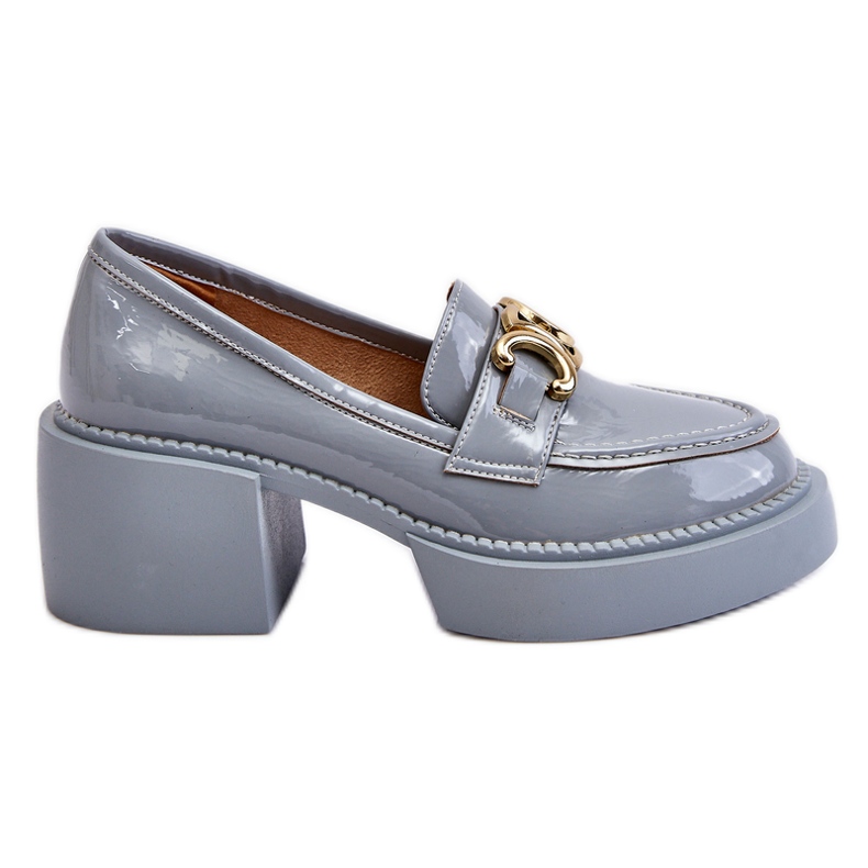 S.Barski Moderne salonke s debelim petama Svijetloplavi Imani plava