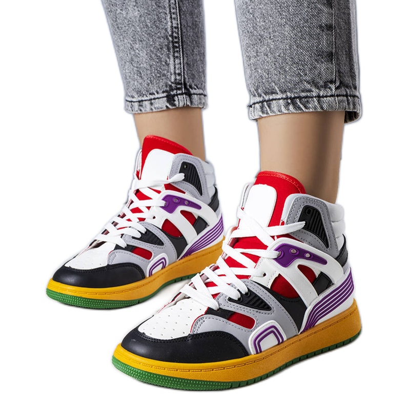 Crne gležnjače marke Marjorie bijela