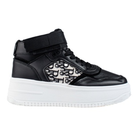 Ženske Shelovet tenisice s visokom platformom crna