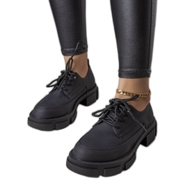 Crne cipele s masivnim potplatom iz Kaya crna