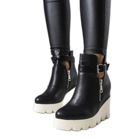 Crne čizme na klin od Sherri crna