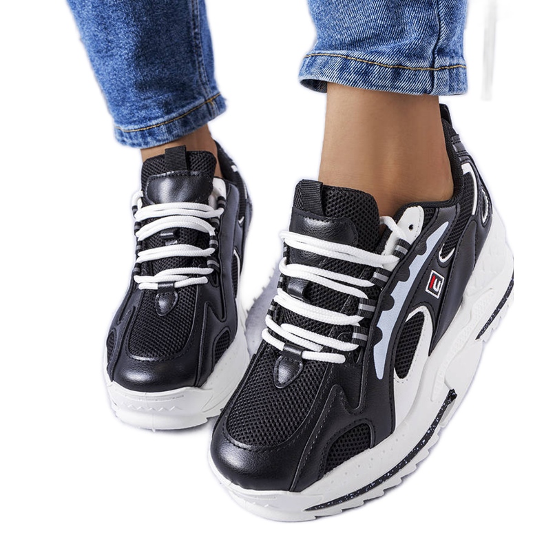 Crne tenisice na wedge brenda Germain crno