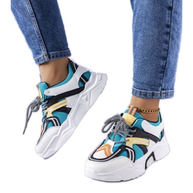 Delois ženske plave tenisice bijela