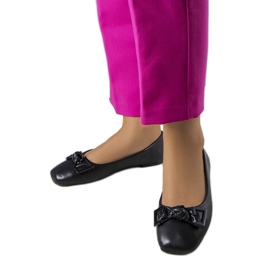 Crne balerinke s mašnom marke Tabitha crna