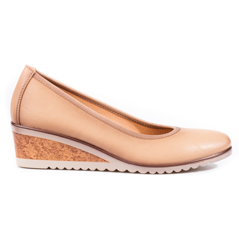 W. Potocki Ženske bež cipele na klin Potocki