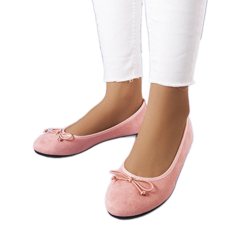 BM Ružičaste balerinke s Chandonnet mašnom ružičasta