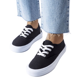 Crne tekstilne tenisice iz Fantine crna