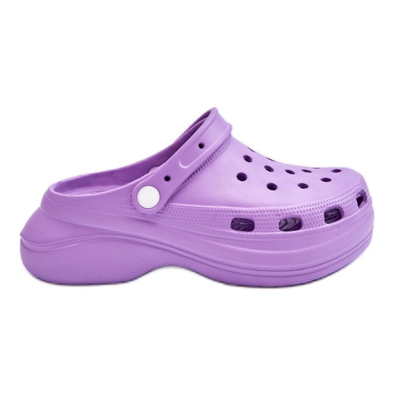 FS1 Ženske pjenaste papuče Crocs Purple Coline ljubičasta
