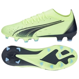 Puma Ultra Match FG/MG M 106900 01 tenisice za nogomet seladon zelena
