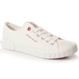 Cross Jeans LL2R4052C bijele niske tenisice na vezanje bijela