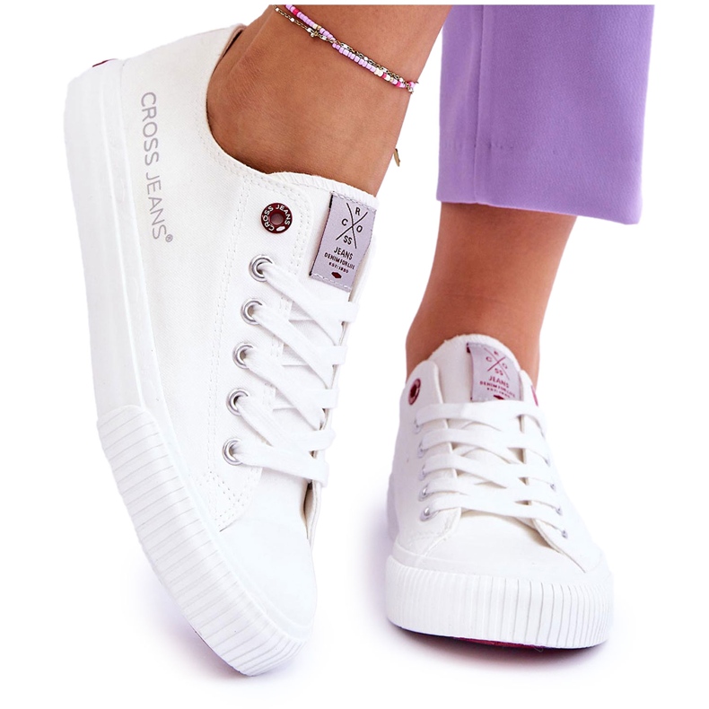 Ženske tenisice Cross Jeans LL2R4067 Bijele bijela