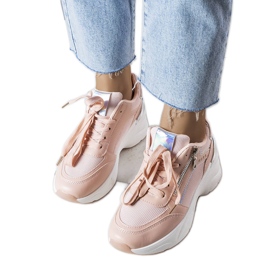 Stacey ružičaste tenisice na wedge ružičasta