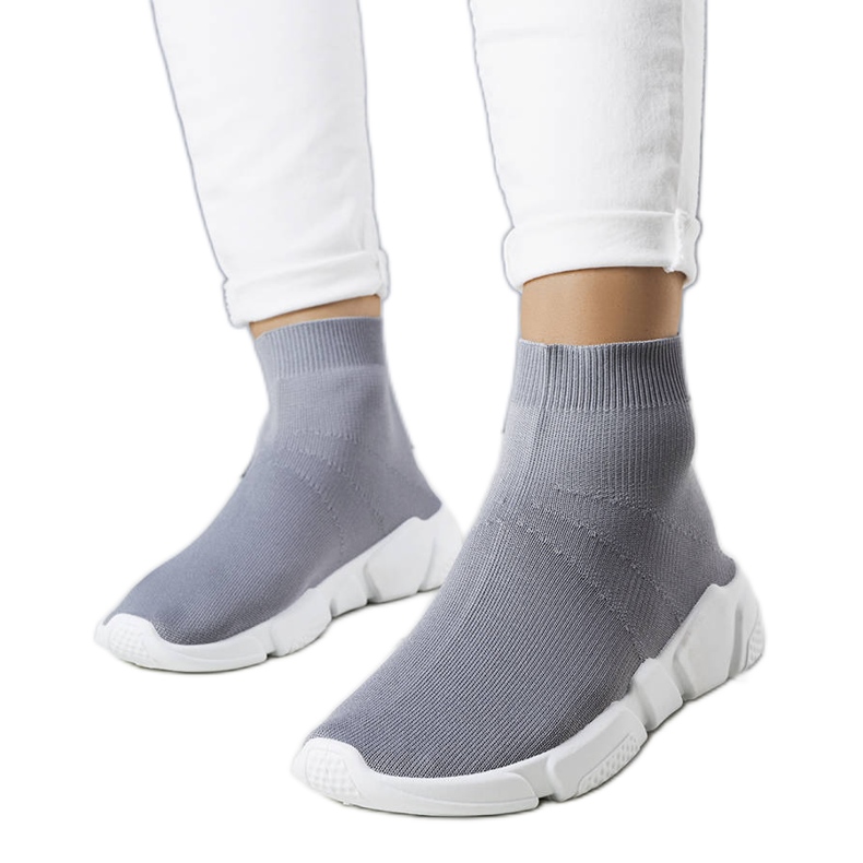 Williamove sive visoke tenisice siva