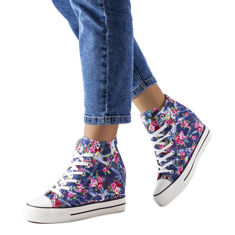 BM Mornarsko plave tenisice na wedge iz Fouqueta plava