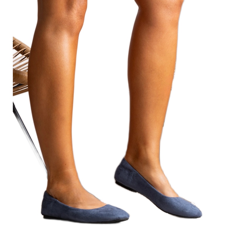 Mornarsko plave balerinke od eko antilop kože iz Julesa plava