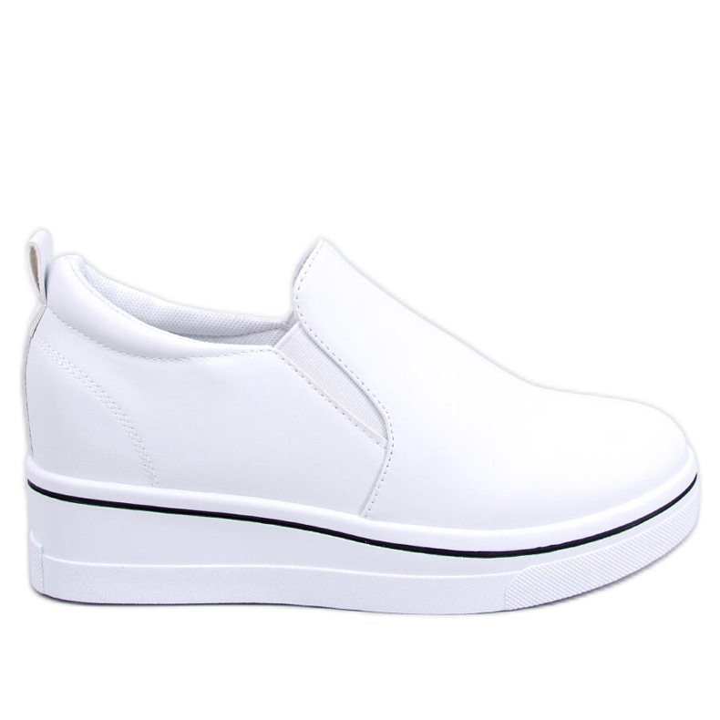 BM Naito White wedge slip on tenisice bijela