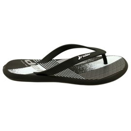 Muške papuče Rider 83419 AH973 Black/White crna