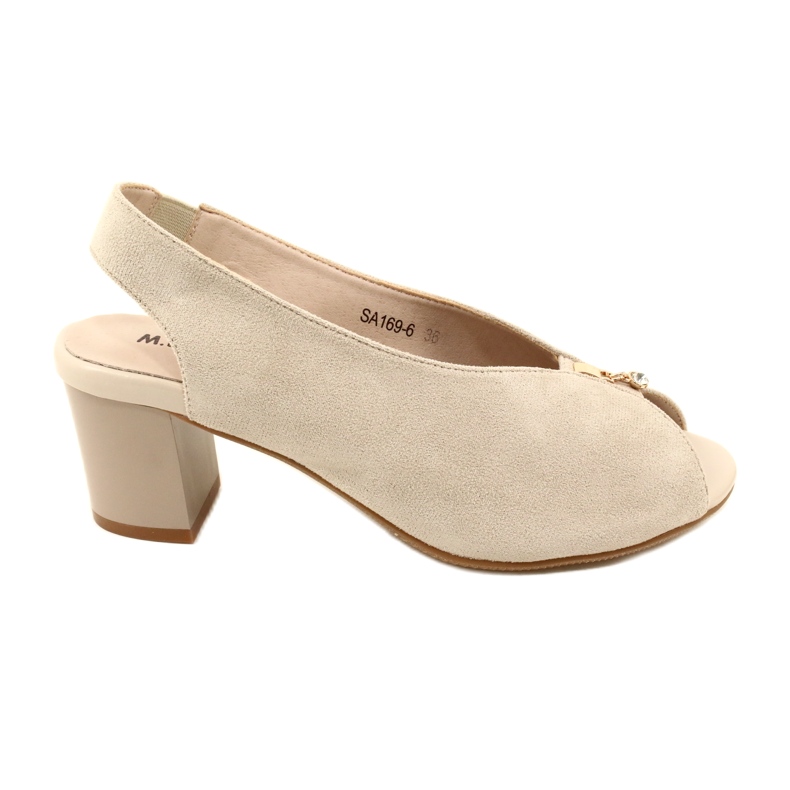 Sandale na post Daszyński SA169-6 bež