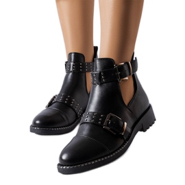 Crne čizme s izrezima iz Blondlota crna