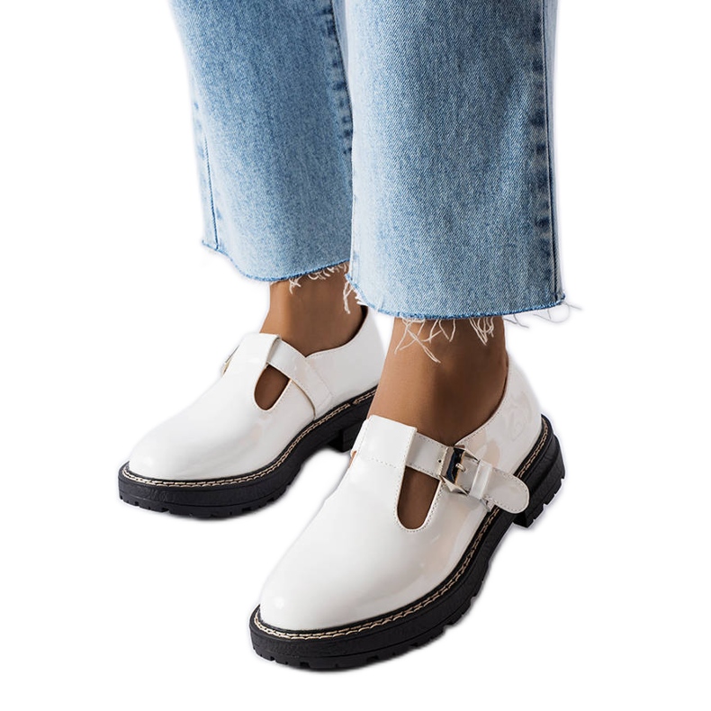 Vaden bijele lakirane cipele bijela