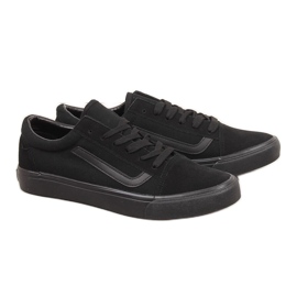 Muške niske crne tenisice Atletico WY18081 crna