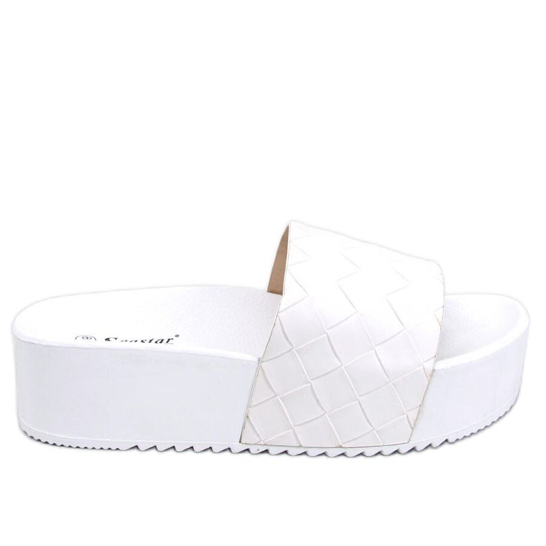 PA1 Sandale s visokim potplatom marke Morlet White bijela