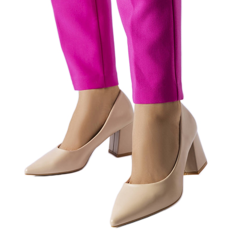 Fanchon bež cipele na štikle