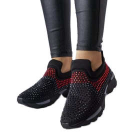 PA1 Crne tenisice ukrašene Berger kamenčićima crna