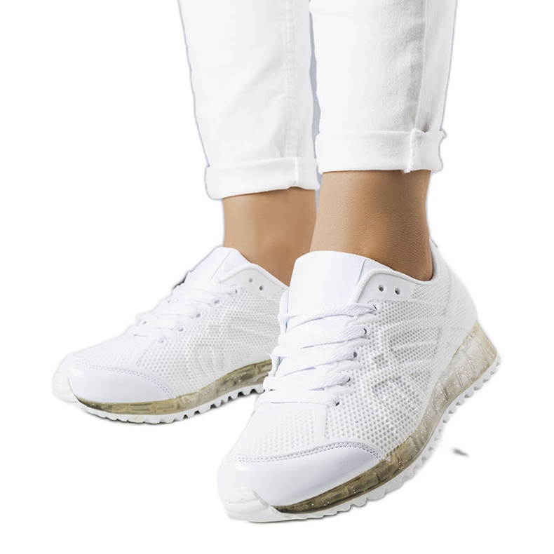 PA1 Bijele tenisice s modernim Durandana potplatom bijela