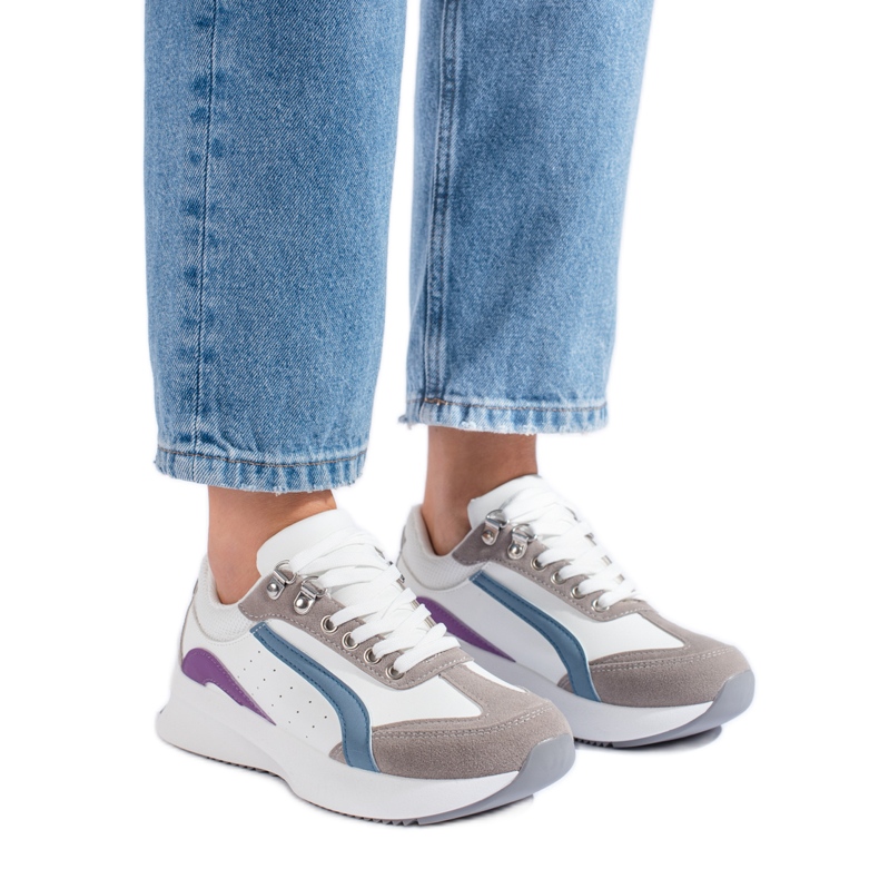 Ženske Shelovet višebojne tenisice bijela