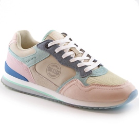 Kožna sportska obuća za ženske tenisice Big Star LL274347 višebojan