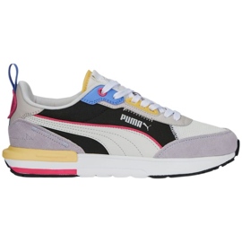 Cipele Puma R22 bež-crno-ljubičaste 383462 24 višebojan