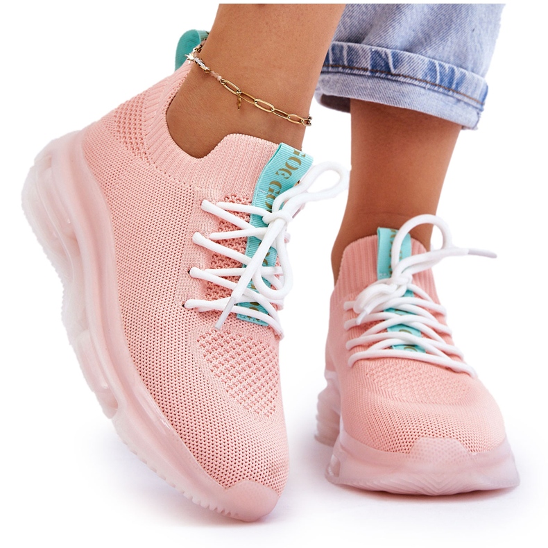 Ženske cipele s natikačama GOE JJ2N4081 svijetlo ružičasta